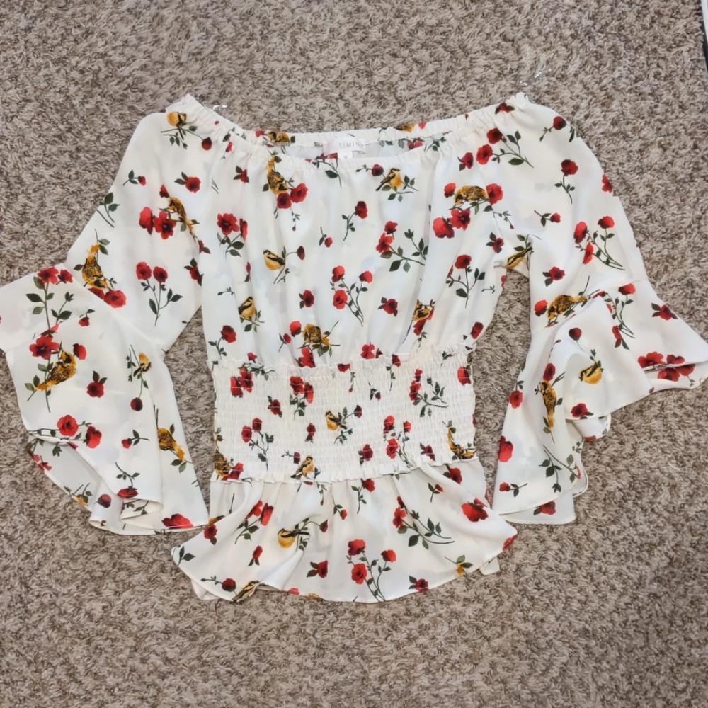 Elegant Floral Top